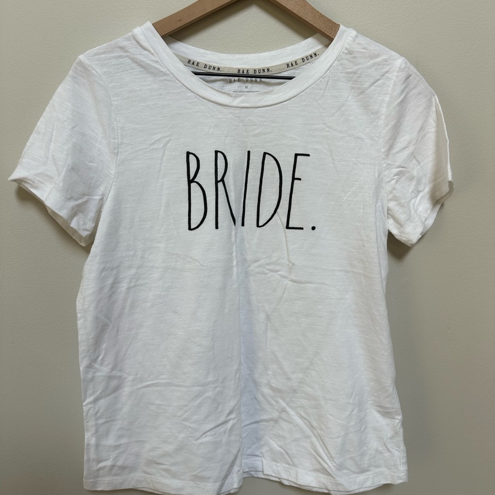 Rae Dunn White 'Bride' T-Shirt